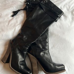 Barbara Bui tall black boots